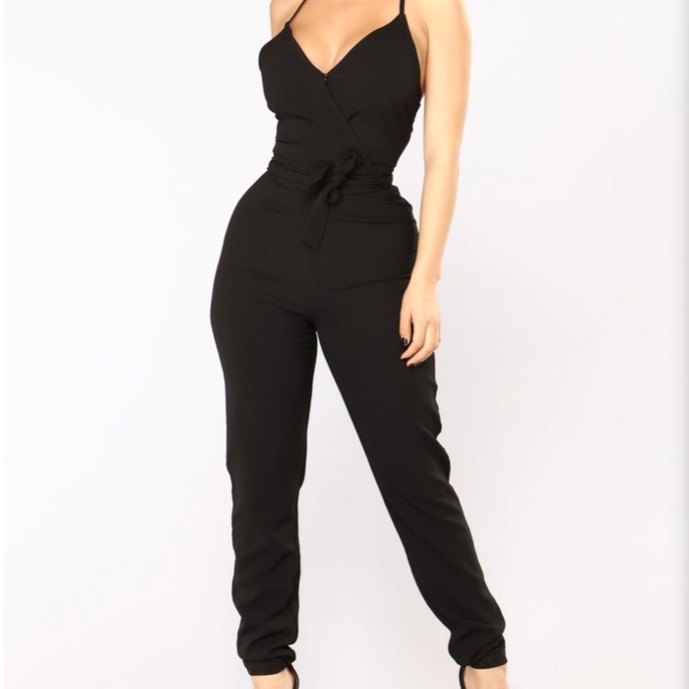 Fashion Nova Black Jumpsuit